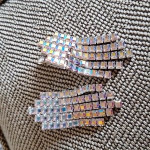 Vintage Monet waterfall earrings